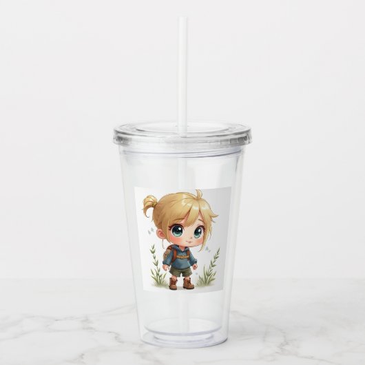 ANIME CLEAR TUMBLER ACRYL DRINKBEKER (Voorkant)