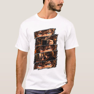 Anime Coffieliefhebber Gezellige Café Sfeer T-shirt