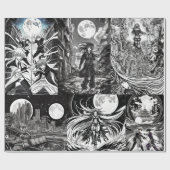 Anime Coloring Book Cadeaupapier (Vlak)