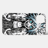 Anime Comic Vrolijke Kunst Origineel Blu_Eyes Blac Case-Mate iPhone Case (Achterkant (horizontaal))