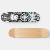 Anime Comic Vrolijke Kunst Origineel Blu_Eyes Blac Persoonlijk Skateboard (Horizontaal)