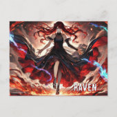 Anime Command the Flames, Omarm het aangepaste Sto Briefkaart (Voorkant)