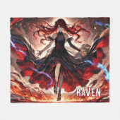 Anime Command the Flames, Omarm het aangepaste Sto Fleece Deken (Voorkant (Horizontaal))