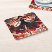 Anime Command the Flames, Omarm het aangepaste Sto Kartonnen Onderzetters (Gebogen)