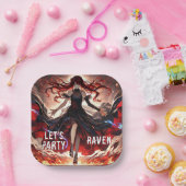 Anime Command the Flames, Omarm het aangepaste Sto Papieren Bordje (Feest)