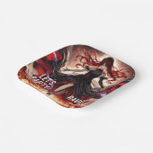 Anime Command the Flames, Omarm het aangepaste Sto Papieren Bordje (Gebogen)