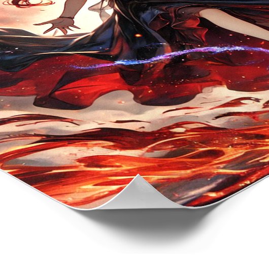 Anime Command the Flames, Omarm het aangepaste Sto Poster (Hoek)