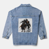 Anime cool denim jacket (Achterkant)