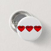 Anime, Cosplay, Gaming Hearts Badge Ronde Button 3,2 Cm (Voorkant /achterkant)