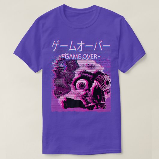 Anime Crazy Harajuku Otaku Skeleton Alt T-shirt (Design voorkant)