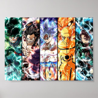 Anime Crossover Poster