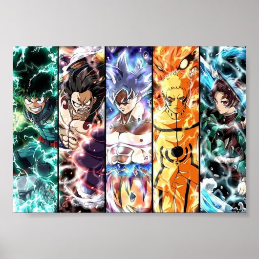 Anime Crossover Poster (Voorkant)