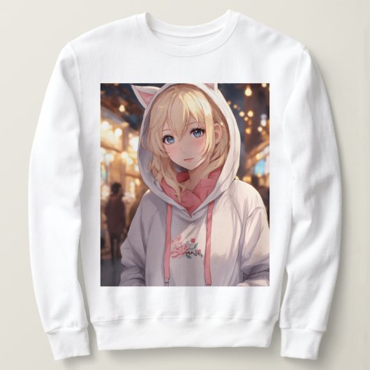 Anime Cutie in Wonderland T-shirt (Design voorkant)