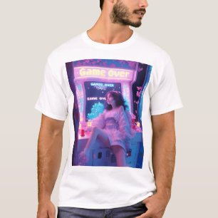 Anime Cyber Punk-thema grafische shirt