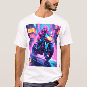 Anime Cyber Punk Thema Grafische T-shirt