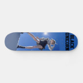 Anime Cyberpunk Black Unicorn Persoonlijk Skateboard (Horizontaal)
