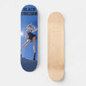Anime Cyberpunk Black Unicorn Persoonlijk Skateboard (Voorkant)