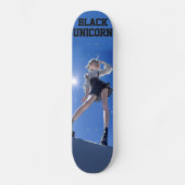 Anime Cyberpunk Black Unicorn Persoonlijk Skateboard (Voorkant)