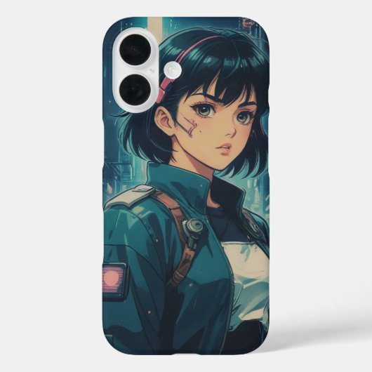 Anime Cyperpunk Girl Case-Mate iPhone Case (Achterkant)