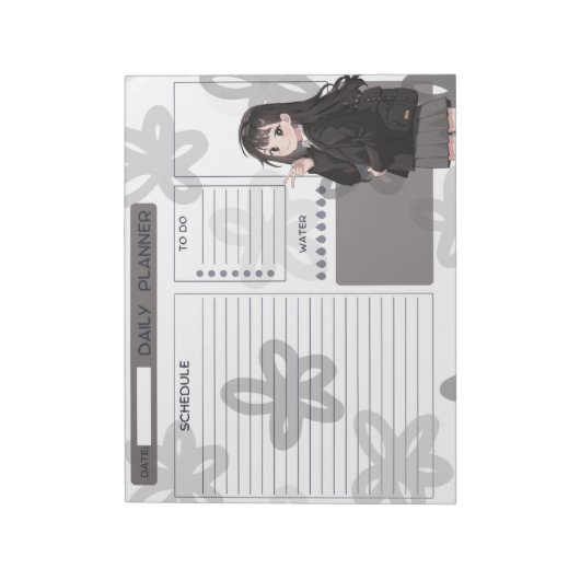Anime Daily Planner Notitieblok (Linkerzijde)