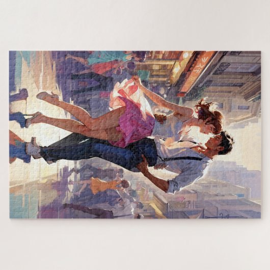 Anime Dancing puzzel Legpuzzel (Horizontaal)