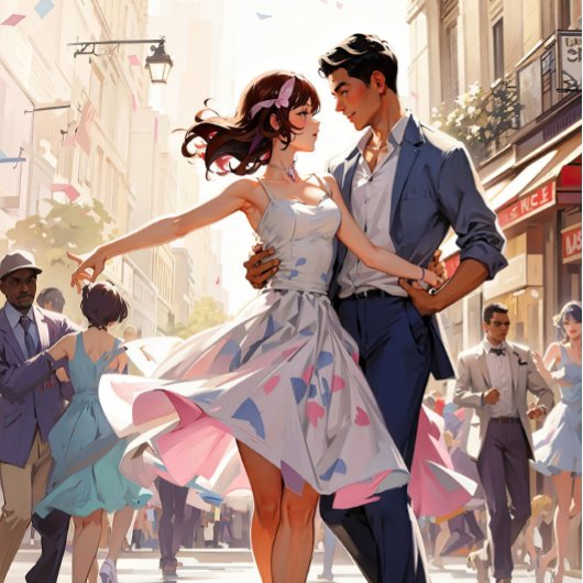 Anime Dancing puzzel Legpuzzel