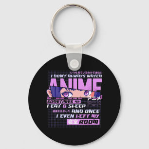 Anime dat ik niet altijd naar Anime kijk, soms eet Sleutelhanger