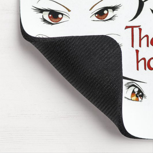 Anime: De ogen hebben het Muismat (Hoek)