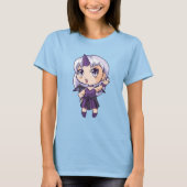 Anime Demon Chibi Girl T-shirt (Voorkant)