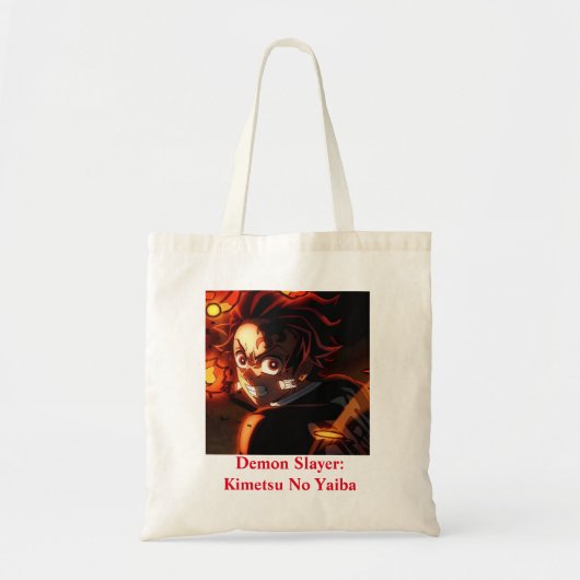 Anime "Demon Slayer" Tote Bag (Voorkant)