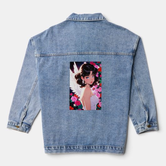 Anime Denim Jacket (Achterkant)