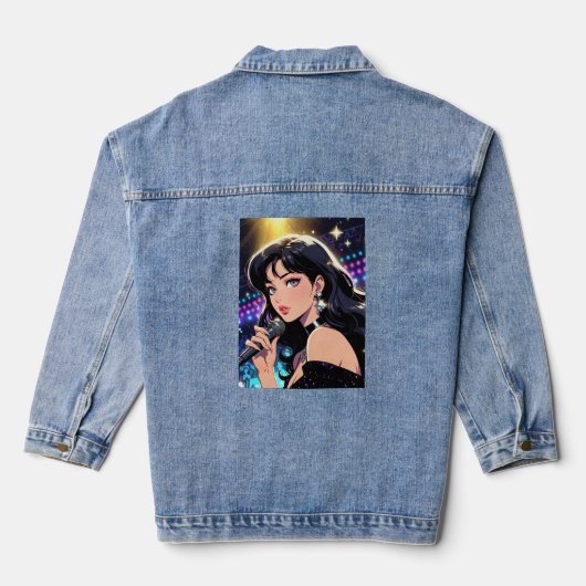 Anime Denim Jacket (Achterkant)