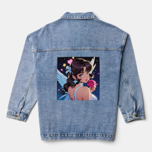 Anime Denim Jacket (Achterkant)