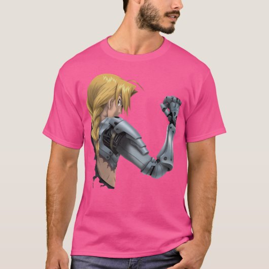 Anime Design Metaal T-shirt (Voorkant)