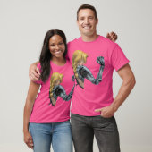 Anime Design Metaal T-shirt (Unisex)