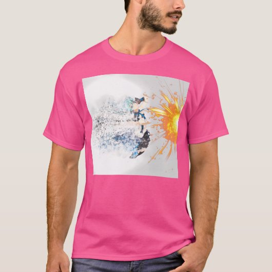 anime-desintegratie t-shirt (Voorkant)