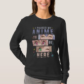 Anime die naar Girl Japans Anime Lover kijkt T-shirt (Voorkant)