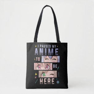 Anime die naar Girl Japans Anime Lover kijkt Tote Bag