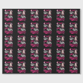 Anime die naar Otaku Japans Anime Girl kijkt Cadeaupapier (Vlak)