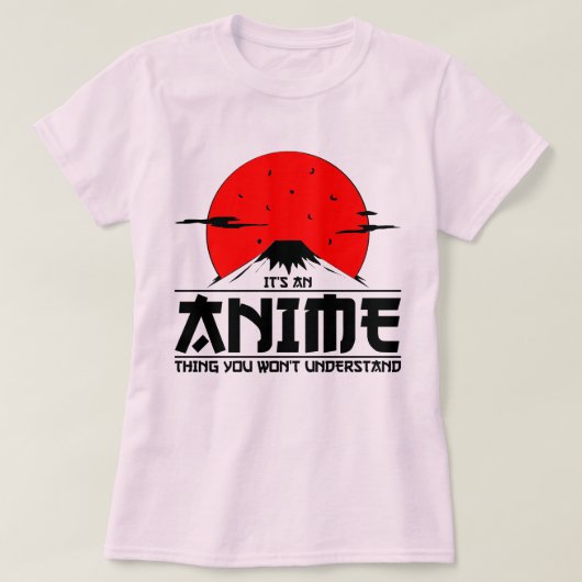 Anime ding dat je niet zult begrijpen Cool otaku k T-shirt (Design voorkant)