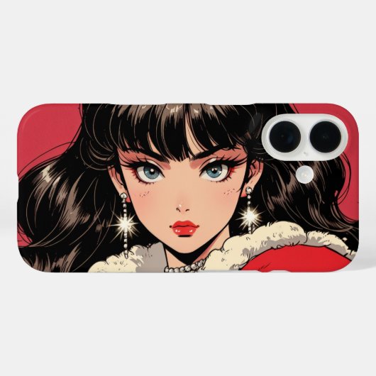 Anime diva iPhone / iPad case (Achterkant (horizontaal))