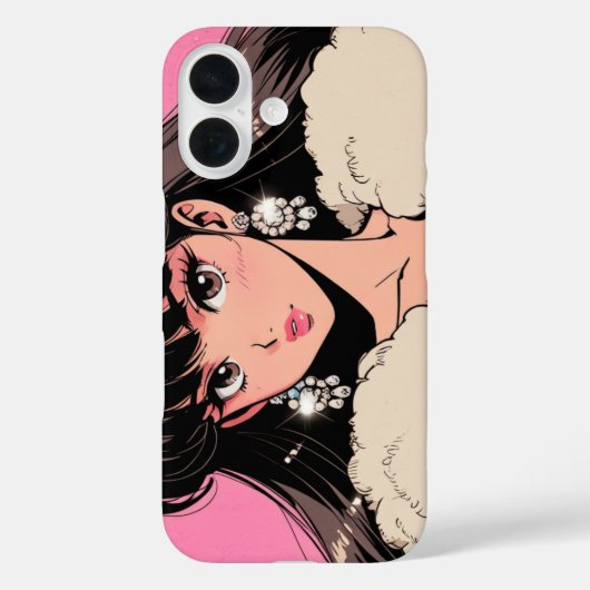Anime diva iPhone / iPad case (Achterkant)