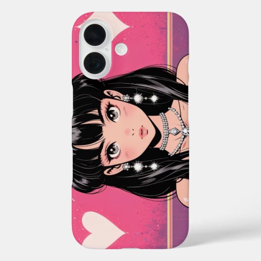 Anime diva iPhone / iPad case (Achterkant)