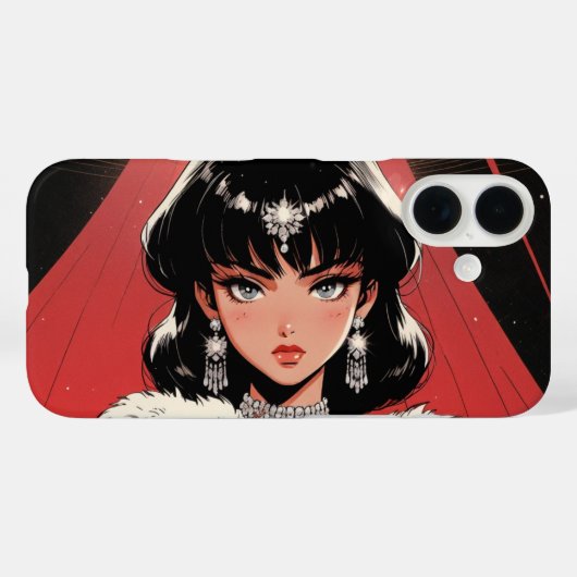 Anime diva iPhone / iPad case (Achterkant (horizontaal))