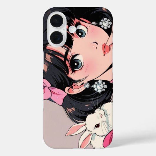 Anime diva iPhone / iPad case (Achterkant)