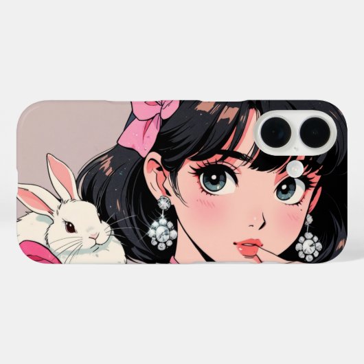 Anime diva iPhone / iPad case (Achterkant (horizontaal))