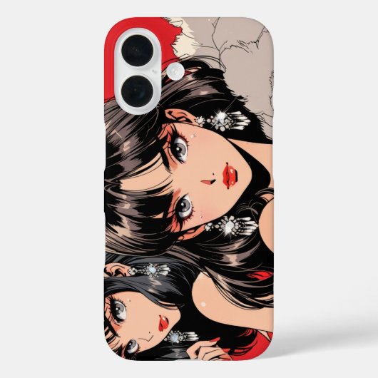 Anime diva iPhone / iPad case (Achterkant)