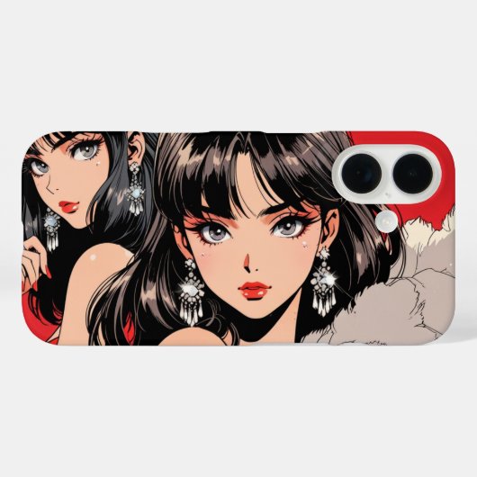 Anime diva iPhone / iPad case (Achterkant (horizontaal))