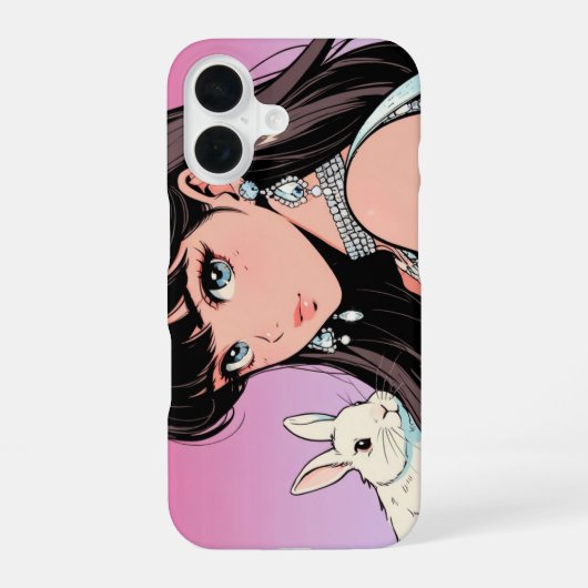 Anime diva iPhone / iPad case 16 Hoesje (Achterkant)