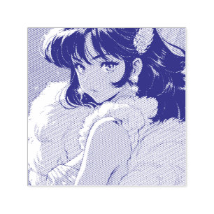 Anime diva zelfinktende stempel